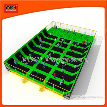 Bungee Mini Indoor Fitness Trampoline Fabricante com Foam Pit